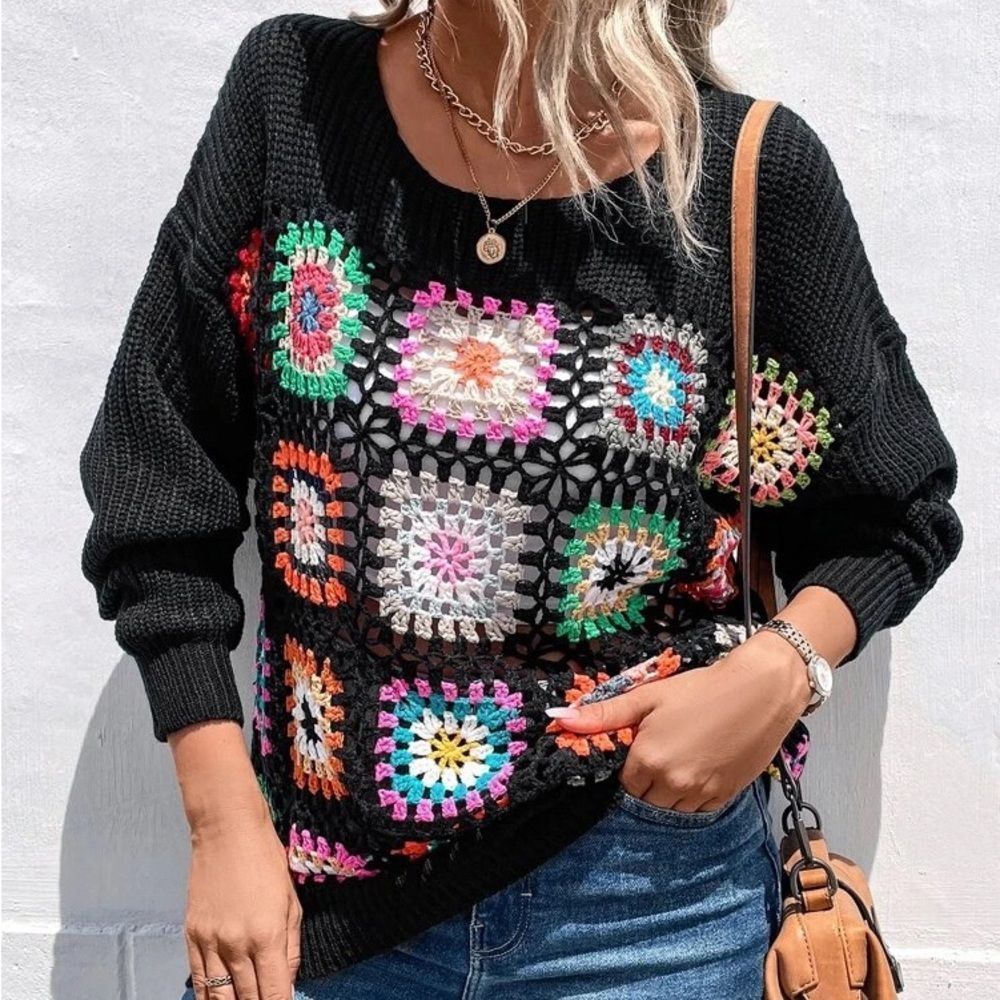 SARAH Crochet Sweater